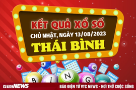 Kết quả xổ số Thái Bình hôm nay 13/8/2023 - XSTB 13/8