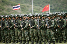 Trung Quốc và Thái Lan tổ chức tập trận bộ binh chung