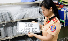 Một người được cấp bao nhiêu biển số định danh?