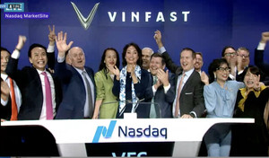 Chủ tịch VinFast bất ngờ khi cổ phiếu bùng nổ trên sàn Nasdaq