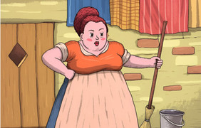 Con mèo trốn ở đâu trong hình?