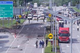 Rơi máy bay ở Malaysia, ít nhất 10 người thiệt mạng