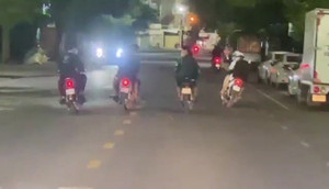 Xử phạt nhóm thanh, thiếu niên lạng lách, đánh võng trên đường phố Huế