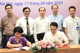 BV Đa khoa Xanh Pôn ký kết hợp tác chuyên môn với BV Đa khoa Hà Nội