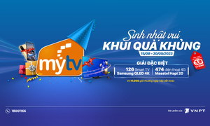 'Sinh nhật vui - Khui quà khủng', truyền hình MyTV tri ân khách hàng