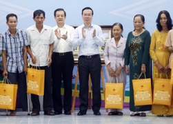 Chủ tịch nước thăm xã nông thôn mới nâng cao Vĩnh Tế, thành phố Châu Đốc