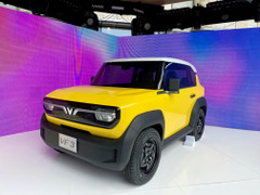 Xe điện siêu nhỏ VF3 của VinFast xuất hiện lần đầu tại TP.HCM