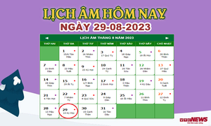 Lịch âm 29/8 – Âm lịch hôm nay 29/8 chính xác nhất - lịch vạn niên 29/8/2023