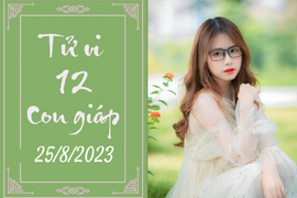 Tử vi vui 12 con giáp hôm nay ngày 25/8/2023: Mão lành mạnh, Tỵ chú ý