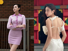 Sao Việt 25/8: Đỗ Hà sành điệu với váy ngắn, Thuỳ Tiên khoe lưng trần gợi cảm