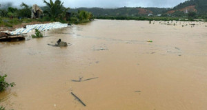 Thành phố Bảo Lộc ngập nặng sau mưa lớn