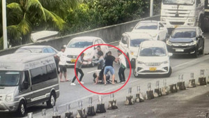 Xin vượt không được, nhóm côn đồ ngang ngược chặn đánh nạn nhân