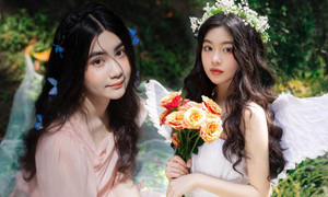 Vẻ đẹp đối lập của hai con gái Quyền Linh: Em kiêu sa, chị ngọt ngào như Hoa hậu