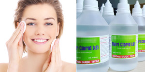 Có nên rửa mặt bằng nước muối sinh lý?