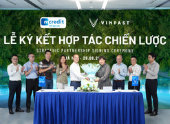 Vinfast hợp tác Mcredit, cung cấp giải pháp tài chính cho khách mua xe máy điện