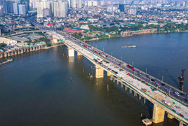 Phân làn, giới hạn tốc độ phương tiện sau khi cầu Vĩnh Tuy 2 thông xe thế nào?