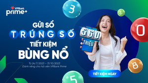 Ưu đãi 'khủng' dành cho khách hàng VPBank Prime gửi tiết kiệm trực tuyến