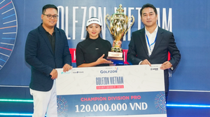 Golfer Hana Kang nhận thưởng cao nhất giải golf thực tế ảo đầu tiên tại Việt Nam