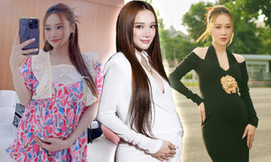 Phong cách thời trang khi mang bầu lần 2 của Nhã Phương 