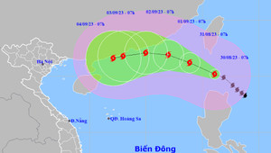 Bão Saola mạnh thêm, đạt cấp 15-16