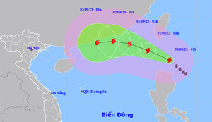 Bão Saola tăng cấp, áp sát Biển Đông