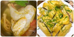 Luộc gà cho gì vào để thịt ngon ngọt, da vàng óng?