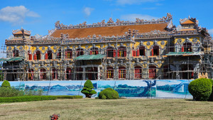 Cung điện nguy nga mới được chi hơn 123 tỷ phục dựng trong Đại Nội Huế