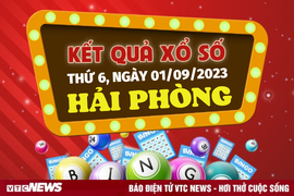 Kết quả xổ số Hải Phòng hôm nay 1/9 - XSHP 1/9/2023