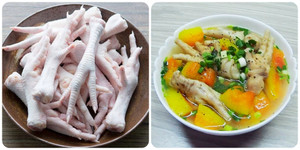 Chân gà hầm đu đủ có tác dụng gì?