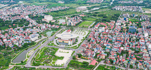 Toàn cảnh huyện Đông Anh trước ngày lên quận