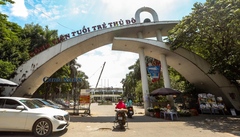 Hà Nội: Hiện trạng Công viên Tuổi trẻ sau hơn 3 tháng tháo dỡ công trình vi phạm