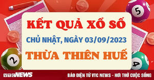 XSTTH 3/9 - Kết quả xổ số Thừa Thiên Huế ngày 3/9/2023 