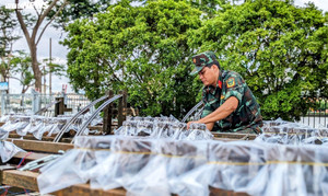 Cận cảnh trận địa pháo hoa mừng Quốc khánh 2/9 trước giờ khai hoả