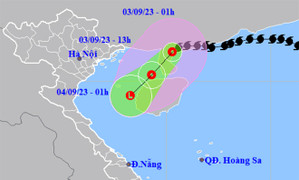 Bão số 3 suy yếu thành áp thấp nhiệt đới, Nam Bộ mưa to