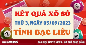Kết quả xổ số Bạc Liêu hôm nay 5/9 - XSBL 5/9/2023