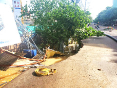 Sụp, lún trụ điện, vỉa hè ở Quy Nhơn: Sở Xây dựng tỉnh Bình Định nói gì?