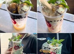 Đua nhau ăn thử trà sữa hột vịt lộn, người thích thú, kẻ lại rùng mình