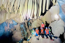 Phát hiện hang Sơn Nữ tuyệt đẹp giữa rừng Trường Sơn ở Quảng Bình