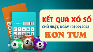 Xổ số Kon Tum 10/9/2023 - Kết quả XSKT hôm nay 10/9