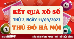 Kết quả xổ số Hà Nội thứ 2 ngày 11/9/2023 - XSTD 11/9