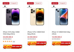 Trước giờ iPhone 15 ra mắt, loạt iPhone đời cũ đua nhau giảm giá