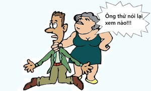 Chê vợ xấu một cách 'tế nhị'