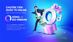 MB miễn phí chuyển tiền quốc tế online