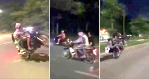 Bắc Ninh: Tạm giữ 9 thanh niên lạng lách, khua dao, ném chai bia vào công an