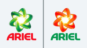 Đâu mới là logo chuẩn của nước giặt Ariel?