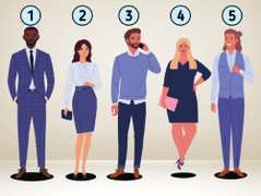 Trong hình này, ai không phải là người thật?