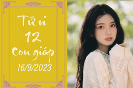 Tử vi vui 12 con giáp hôm nay ngày 16/9/2023: Thìn cố gắng, Mùi tập trung