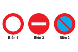 Biển nào cấm đi ngược chiều?