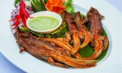 Dông cát nướng - đặc sản trứ danh miền cát trắng, níu chân bao du khách