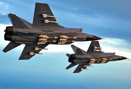 Video: Tiêm kích MiG-31 Nga đánh chặn tên lửa hành trình trên không